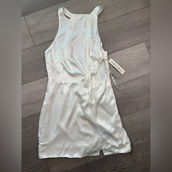 NWTFor Love and Lemons Lucy Mini Dress women white open back side cut out sz med - Picture 1 of 5